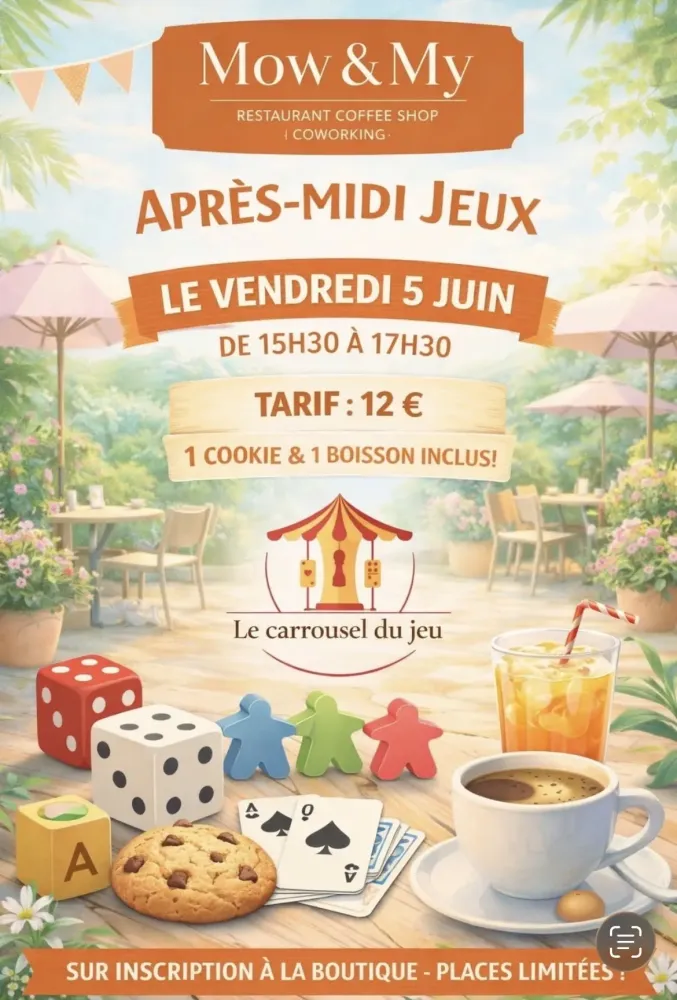 Gouter jeu chez mow&my